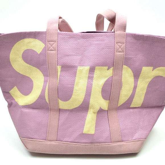 Supreme Light Pink Tote Bag - Picture 3 of 13
